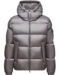 Moncler - Logo Patch Hooded Puffer Jacket - Lyst