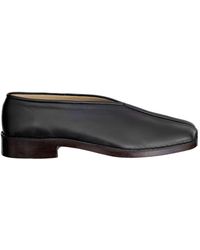 Lemaire - Square Toe Slip-On Loafers - Lyst
