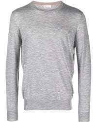 Brunello Cucinelli - Crewneck Knitted Jumper - Lyst