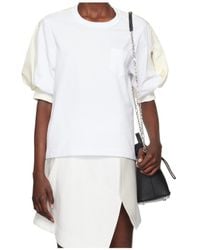 Sacai - Balloon Jersey T-Shirt - Lyst