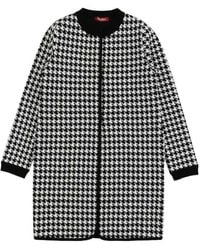 Max Mara - Round-Necked Color Coat - Lyst