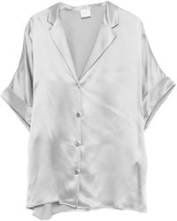Eleventy - Silk Shirt - Lyst