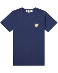 COMME DES GARÇONS PLAY - Round-Necked Logo T-Shirt - Lyst