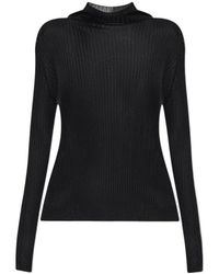 Balmain - High Neck Knitted Jumper - Lyst