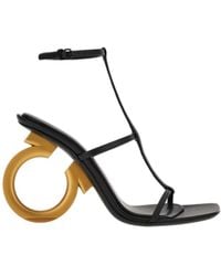 Ferragamo - Ferragamo Elina Ankle Strap Sandals - Lyst