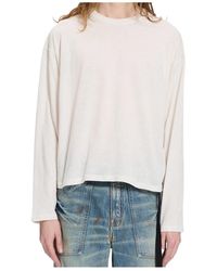 Ann Demeulemeester - Graphic-Print Long-Sleeved T-Shirt - Lyst
