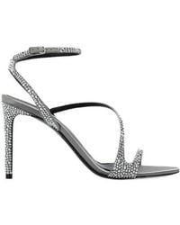 McQueen - Open-Toe High-Heeled Sandals - Lyst