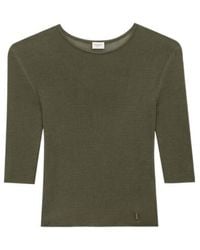 Saint Laurent - Cassandre Crewneck Knitted Top - Lyst