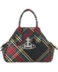 Vivienne Westwood - Mini Yasmine Checked Tote Bag - Lyst