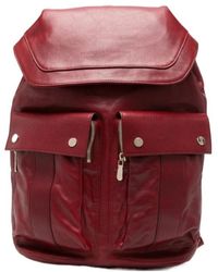 Brunello Cucinelli - Leather Flap-Top Backpack - Lyst