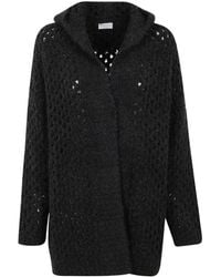 Brunello Cucinelli - Chunky Knitted Hooded Jumper - Lyst