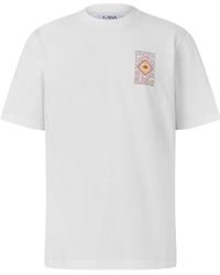 CASABLANCA - Crew Neck Short-Sleeve Tee - Lyst