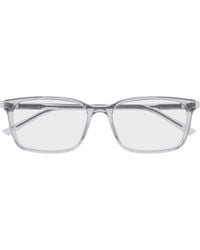 Gucci - Eyewear Rectangle Frame Glasses - Lyst