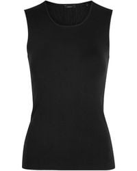 JOSEPH - Round Neck Slim Fit Vest - Lyst