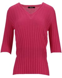 Lela Rose - V-Neck Pullover - Lyst