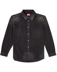 DIESEL - D-Simply Long-Sleeve Denim Shirt - Lyst