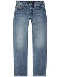 Paul Smith - Relaxed Tapered-Fit Vintage-Wash Jeans - Lyst