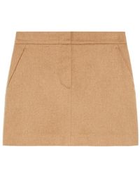 Max Mara - Ancella Straight Hem Mini Skirt - Lyst