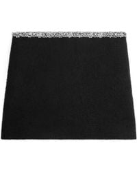 Celine - Mini Skirt With Embroidered Galloon - Lyst