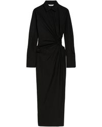 Max Mara - Collared Long-Sleeve Shirt Dress - Lyst