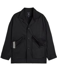 Y-3 - Chore Oversozed Single-Breasted Coat - Lyst