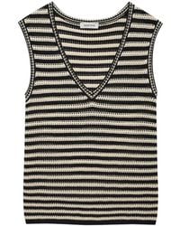 Anine Bing - Lowen Striped V-Neck Vest - Lyst