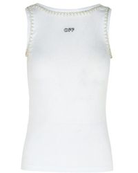 Off-White c/o Virgil Abloh - Viscose Tank Top - Lyst