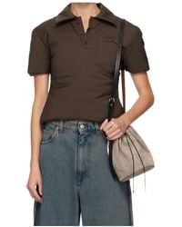 MM6 by Maison Margiela - Padded Polo Top - Lyst