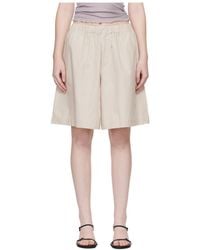 Baserange - Claude Striped Elasticated Shorts - Lyst