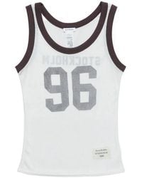 Acne Studios - Contrast-Number Tank Top - Lyst