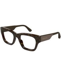 Gucci - Eyewear Square Frame Glasses - Lyst