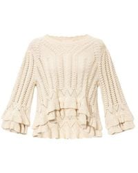 Isabel Marant - Isabel Marant Étoile Norma Open-Knit Top - Lyst