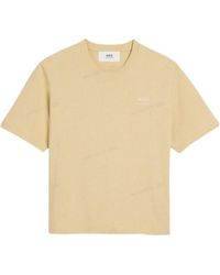 Ami Paris - Logo Printed Crewneck T-Shirt - Lyst