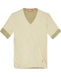 DIESEL - T-Moody Logo-Patch T-Shirt - Lyst