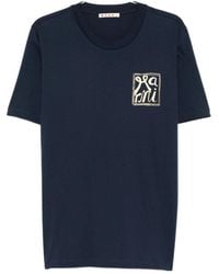 Marni - Short Sleeved Crew-Neck T-Shirt - Lyst