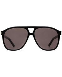 Saint Laurent - Eyewear Aviator Frame Sunglasses - Lyst