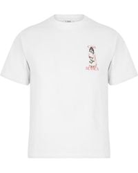 CASABLANCA - Round-Neck Printed T-Shirt - Lyst