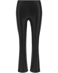 Stouls - Leather Trumpet Nine-Point Skinny Pants - Lyst