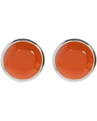 Marni - Round Brass Stud Earrings - Lyst
