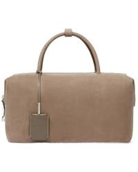 Max Mara - Tag Detailed Top Handle Bag - Lyst