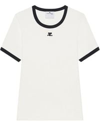 Courreges - Mc T-Shirt Vivios Logo - Lyst