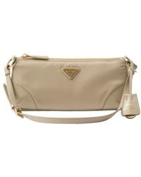 Prada - Re-Edition 2002 Re-Nylon And Brushed Leather Shoulder Bag - Lyst