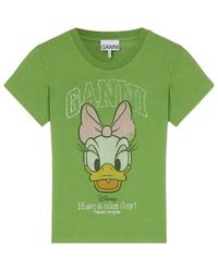 Ganni - X Disney Daisy Duck Baby Fit T-Shirt - Lyst