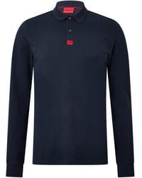 BOSS - Longsleeve Polo Shirt - Lyst
