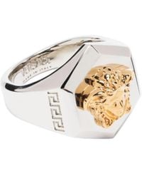 Versace - Medusa Signet Ring - Lyst
