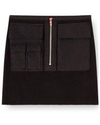DIESEL - M-Merin Zip-Front Pocket Skirt - Lyst