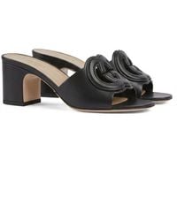 Gucci - Interlocking G High-Heeled Sandals - Lyst