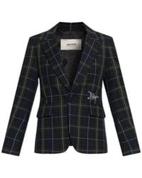 Zadig & Voltaire - Vavy Checked Blazer - Lyst