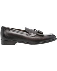 Doucal's - Round Head Loafer Shoes - Lyst