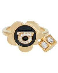 Ferragamo - Gancini Charm Ring (54Mm) - Lyst